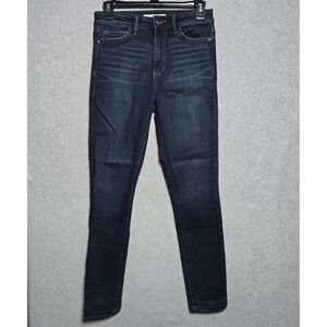 Sam Edelman Women The Stiletto Size 27 High Rise Skinny Ankle Blue Denim Jeans